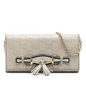 Pre-Loved Gucci Guccissima Emily Wallet On Chain